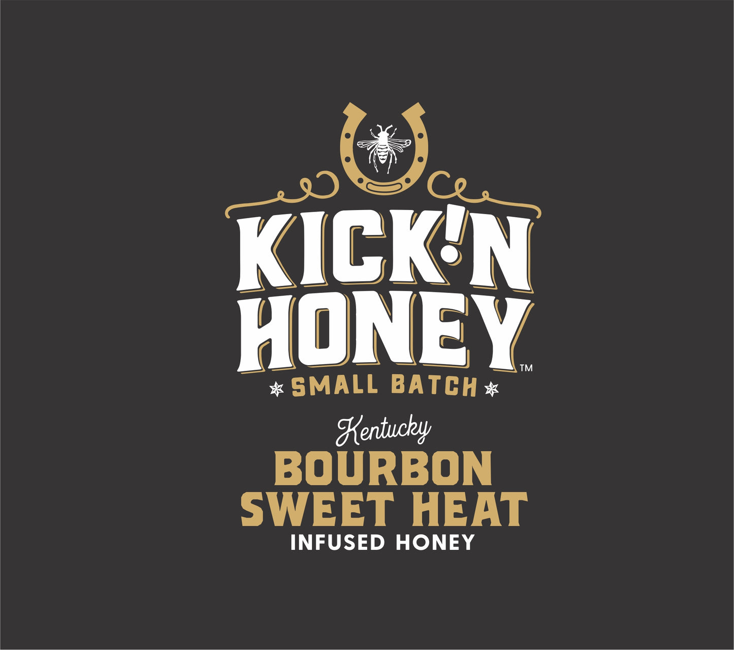 Bourbon Sweet Heat Honey is bourbon hot honey. Our bourbon flavor is infused with real Kentucky bourbon, so it's barely legal. Kidding, it's totally within the legal limits. It's pure Kentucky, it's pure bourbon hot honey. 